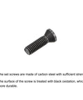 Tough As Nails Heavy Duty 12.9 Grade Carbon Steel T15 Torx Drive Socket Set Screws With Secure Grip M3.5 Metric Pitch 0.6 black oxide screw