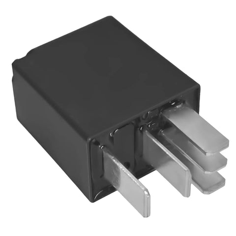 NVFMCS20DC12V1.5aR Pack Of 2 12V DC 25A 5 Pin Automotive Power Relay, black plastic with metal terminals