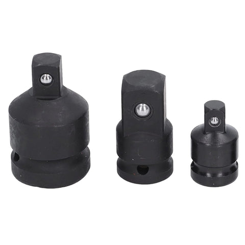 Socket Adapter Set With Chrome Tungsten Steel Construction, Impact Drive Adapters In 1 Quarter, 3 Eighth, 1 Half And 3 Quarter Inch Sizes