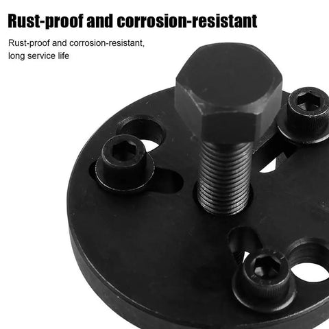 Rust-proof component of All In One Auto AC Repair Wrench Set with Clutch Removal Tools and more for air conditioning maintenance.