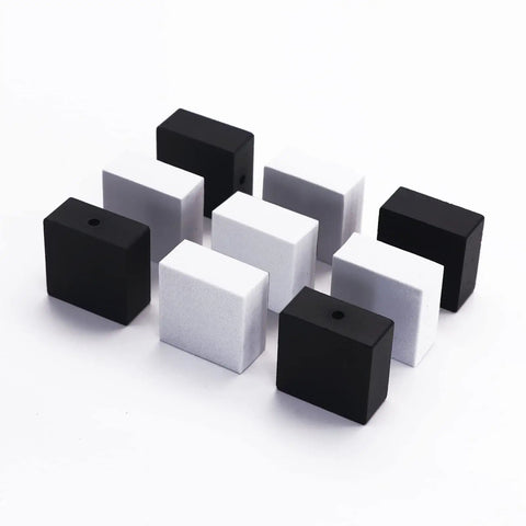 Black and white foam blocks from Dog Weighted Weights Set 0.5lb Each Ingot Weights And Foam Blocks For Walking And Strength Training