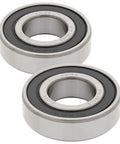 Two Pack Deep Groove Radial Ball Bearing R12-2RS With Double Rubber Seal 1-3/4 In ID By 1-5/8 In OD By 0.437 In Width