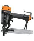 Pneumatic 16 Gauge Fencing Stapler With Tool Free Heavy Duty Depth Adjust Jam Release And Wire Alignment For Trellising Snow Control