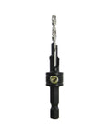 5 X 40mm Confirmat Screw Kit With Two Step Countersink Pilot Point Bit One Quarter Inch Hex Shank Three Point Five Millimeter HSS
