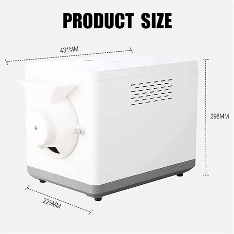Kick Your Daily Grind Upgraded With This Beefed Up 1600 Watt Electric Hot Air Coffee Bean Roaster dimensions 431mm x 225mm x 298mm.
