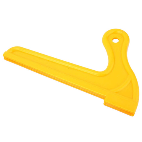Two Pack Safety Push Sticks For Woodworking With An Ergonomic No Slip Grip Handle And Durable Plastic Body in yellow, side view