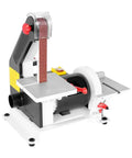 Mini Electric Belt And Disc Sander For Desktop Use Lightweight Portable Grinding Machine for DIY woodworking projects.