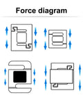 Force diagram for Mini Stype Weighing Compression Load Cell For Tension Testing Industrial Automation Sensor Pull Force Sensor 5Kg To 200Kg