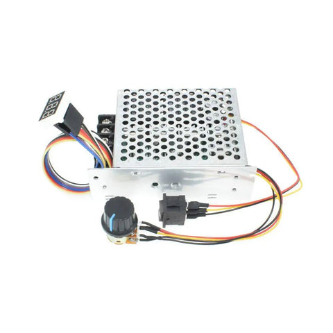 DC Motor Speed Controller 10V To 55V 60A Peak 40A Continuous PWM Brushed Motor Driver with Forward Brake Reversal Switch shown