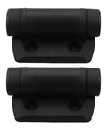 Heavy Duty Self Closing Nylon Door Hinge For Fence And Gate Alignment With Quiet Smooth Operation Spring Loaded Gate Hinge For Outdoor Use High Load Capacity And Adjustable Tension Ideal For Home And Commercial Gates, black nylon hinges
