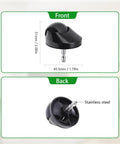 Replacement Front Wheel Caster 2 Pack For iRobot Roomba 500 600 700 800 900 Series E I J Models, front and back view