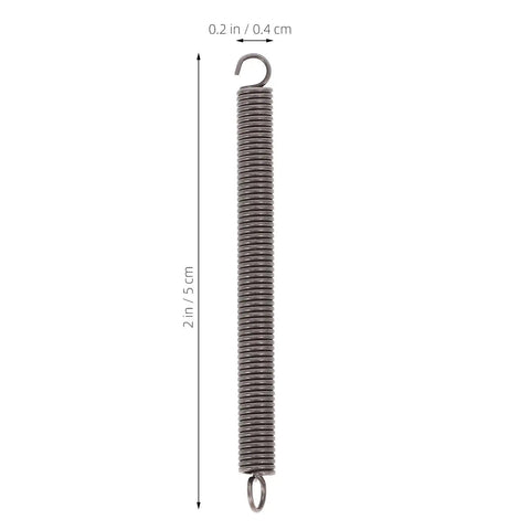 Dope 20 Piece Stainless Steel Extension Springs 0.6x4x60mm With Hook Ends For Home Repair Crafts And Mechanical Projects Tension Spring Kit That Gets The Job Done Easy, 2 in spring