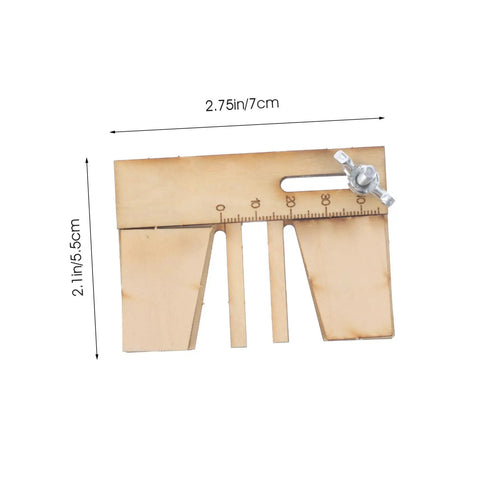 Wooden Mooring Tool For Sailing Model Kits Essential Rigging Device For Stable Wooden Boat Models With Scale Display Lightweight DIY