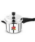 5 Quart Stainless Steel Pressure Cooker With Outer Lid For Stovetop And Induction Base Speedy Cookin With Even Heat For Soups