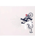 Legit Interactive Wedding Fingerprint Canvas Guest Book Pairing Six Bright Inks With A Cool Couples Bike Design, 30x40cm canvas art.