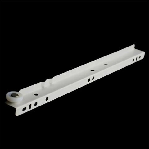 Under Mount Drawer Slides Set Quiet Glide Rails For Cabinets Desks And Tables, 12 Inch Soft Close Runner Side View