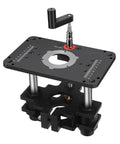 Dead Nuts Precise Router Lift For 65MM And 69MM Wood Routers with micro adjustment features and durable lock ring.