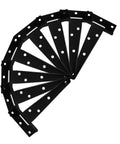 8 Pack 5-Inch Black Painted Galvanized T-Type Tee Hinges arranged in a fan shape showing multiple hinges.