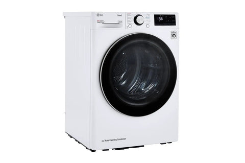 Ventless Smart Electric Dryer Powered By Dual Inverter Heat Pump Tech Boasts A Stackable Compact Fit That Slides Into Tight Corners 24 Inches Wide 4.2 Cu Ft Capacity In Sleek White Lets You Kick Back While Fabrics Dry Fluffier Than Ever