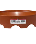 Pigeon Nesting Bowl Durable Plastic Nest Pan For Bird Breeding Coops And Lofts Fits Racing Homers Nuns Helmets Ribbed Design Easy To Clean