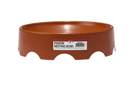 Pigeon Nesting Bowl Durable Plastic Nest Pan For Bird Breeding Coops And Lofts Fits Racing Homers Nuns Helmets Ribbed Design Easy To Clean