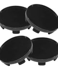 Upgrade Your Beater To A Clean Cruiser With These 4 Pack Universal Abs Snap In Wheel Center Caps Hub Covers, black ABS caps, 2.13" outer diameter.