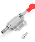 Galvanized Iron 10mm Push Pull Toggle Clamp Heavy Duty 60Kg Capacity Quick Release Clamp with red handle and mounting bolt