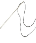 Upholstery Repair Tufting Needle And Thread Kit with a heavy-duty needle and waxed black thread for tufting edges, buttons, and springs.