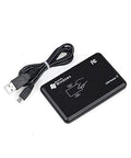 USB enroll reader for Four Door Security Access System with RFID card fob keypad reader and smartphone app