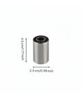 Heavy Duty Swing Arm And Control Arm Bracket Kit With Reinforced Bushings, showing a metal bushing, 4.5 cm tall, 2.5 cm wide.