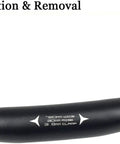 Beefy Ultralight 31.8mm Aluminum Alloy Mountain Bike Handlebar Riser Bar Matte Black Finish Close-up Showing Text and Markings