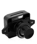 Black Push Button Latch Lock for RV Camper Car Drawers and Cabinets Keyless Entry No Key Needed 26mm Cut Hole Easy Install 1Pcs