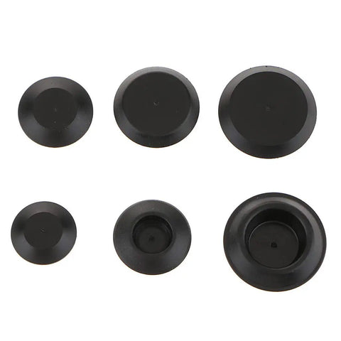 305 Pieces Rubber Snap In Blanking Plugs For Automotive Holes Bungs Stopper Set with varying sizes in black rubber