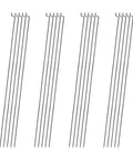20 Pieces Z Type RC Airplane Pushrod Set 1.2mm Steel Wire Push Pull Rods For RC Planes Helicopters Boats And Ships DIY Model Aircraft Connecting Rod Parts 300mm Long
