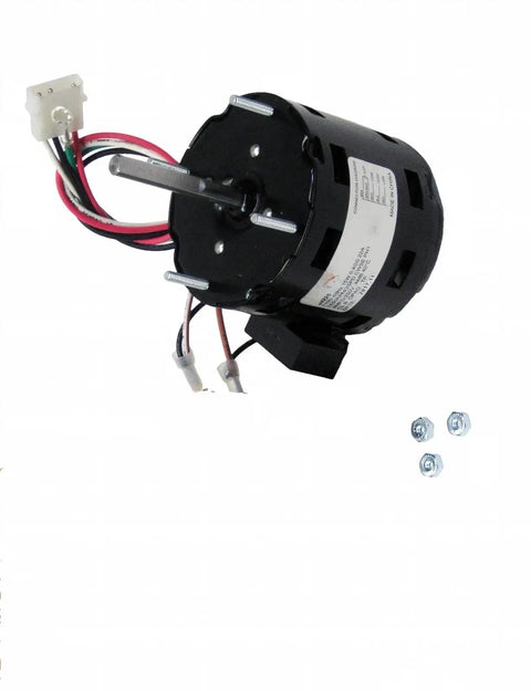 Heavy Duty Industrial Condenser Exhaust Blower Motor 1/50 Hp 115 Volt Single Phase 2 Speed Fan Motor Direct Swap For NbK 142 144 D1100 with wires and mounting hardware