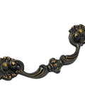 10 Pack 4.5 Inch Center To Center Bail Drawer Pull Antique Brass Swing Dresser Handle Vintage Style Zinc Alloy Durable Hardware