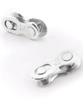 8 Pack 12 Speed Bike Chain Quick Link Set for Mountain and Road Bikes reusable steel missing link with chain hook visible