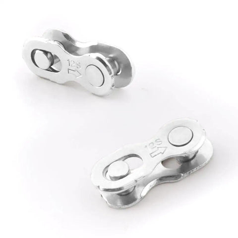 8 Pack 12 Speed Bike Chain Quick Link Set for Mountain and Road Bikes reusable steel missing link with chain hook visible