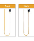 Front and back view of Epic 300mm Silicone COB LED Strip Light Kit for 3D Printer Accessories with PCB Interface Board.