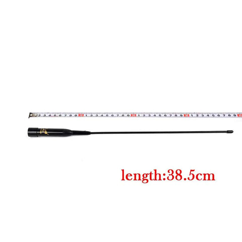 Dual Band UHF VHF 144/430MHz Mobile Antenna With PL-259 Connector SL-16 Male 100W, 38.5cm length with measuring tape