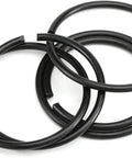 65 Count Heavy Duty Mn Steel Shaft Circlips For Axial Locking, black snap rings for automotive repair and DIY projects.