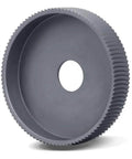 Close-up of Multi Purpose Wood Carving Disc Kit For Angle Grinder with 4.5 inch milling cutters and 5/8 inch arbor.