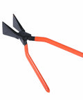 Pro Grade Three Piece Hand Seamers Set For Sheet Metal, straight jaw pliers, durable carbon steel, chromium finish, orange handles