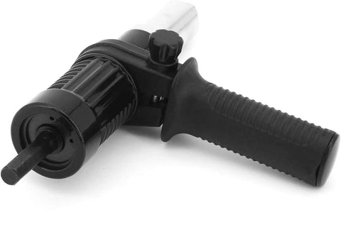 Front view of Rivet Gun Adapter Kit With Handle Grip Riveter Drill Attachment For Cordless Electric Drills Fast Riveting Tool