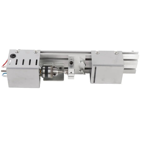 Badass Mini Lathe And Portable Rotary Tool For Woodworking Hobbyists With 7000 Rpm Speed Adjustment Rock Solid Aluminum Base and motor assembly.