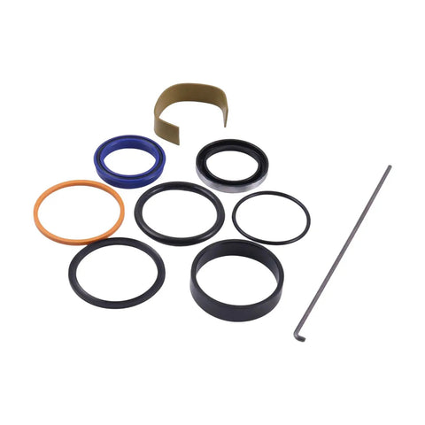 Hydraulic Cylinder Seal Kit SML41555 Compatible With New Holland Loaders 7309 7310 Bore 2.25 Inch Rod 1.375 Inch displayed components