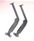Antique Copper Spring Arm Safety Supports for cabinets and wooden boxes, two pack, easy to install, scratch-resistant surface, durable iron.