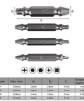 Super Cool 4 Piece Stripped Screw Extractor Kit That Lets You Bust Out Tough Damaged Bolts Fast With Any Drill And Make House Construction Work A Total Breeze. 4-piece steel screw extractor set, sizes #1-#4, with size chart