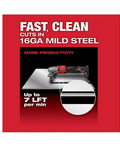 M12 Fuel 16 Gauge Variable Speed Nibbler for fast, clean cuts in 16GA mild steel, cordless, ergonomic pro tool