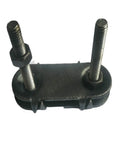 Close-up of 10 Pack 75mm Conveyor Belt Fasteners And Rubber Sheet Clips For Repair And Maintenance, 30x75mm Clip, Heavy Duty Steel.